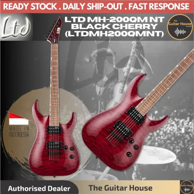 ESP LTD MH-200QM NT Electric Guitar See Thru Black Cherry (MH200QMNT / MH200QMNTSTBC)