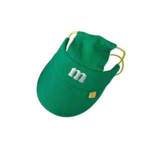 DEQIX Cute Puppy Baseball Hat Multicolour Fashion Dog Sunscreen Cap Creative Adjustable Dog Hat Outdoor