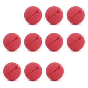 1/5/10PCS Red Sponge Clown Nose Halloween Festival Costume Make Up Circus Foam Ball Birthday Party Decoration