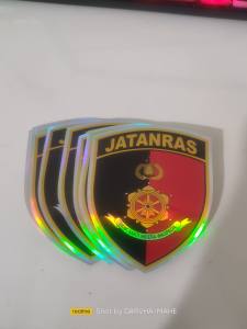 JATANRAS Stiker Jatanras Stiker Polisi Stiker Polri Stiker Reskrim Stiker Polda Stiker Polres Stiker HP Stiker HT Stiker Mobil Stiker Motor