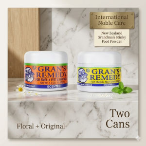 Bột khử mùi chân GRANS REMEDY nhập khẩu từ New Zealand 50g bột khử mùi giày giúp loại bỏ mùi hôi.