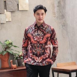 Jayabaya Batik IJEN Kemeja Katun Furing Lengan Panjang