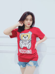 Godwin Collection: Kaos Moscha Bear Wanita & Kaos Combed 30s Sablon Cantik