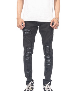 Celana Jeans H1 Chequered Smoke Black