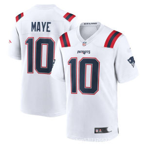 2026 NFL football jersey short-sleeved Patriots team white second-generation embroidery in stock