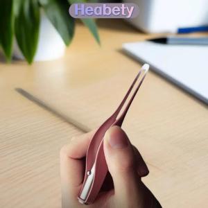 Heabety  Childrens Luminous Ear Scoop Visual Earpick Ear Scoop Luminous Tweezers Booger Clip Ear Pick Set