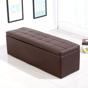 Storage Ottoman Bench for Shoes Home Living Room Bedroom Entryway Footstool for Changing Clothes Foldable Storage Seat for