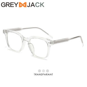 Grey Jack Kacamata Antiradiasi Blueray Komputer/Gadget/Laptop Design Kotak Acetate+TR90 Terbaru Bisa Minus Antiradiasi/Blueray/Photocromic/Bluecromic 2116