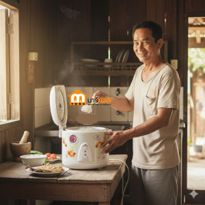 หม้อหุงข้าวอุ่นทิพย์ ขนาด 1.8 ลิตร Misushita รุ่น SKS-19E (รับประกัน 3 ปี) #ร้านมาร์ยอง