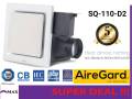 AireGard SQ-110-D2 Exhaust Fan Ventilator Super Quiet Series SQ110D2 SQ110. 