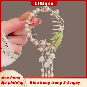 [COD] EHBqna 3PF Ship within 24 hours Kẹp tóc nơ bện kẹp tóc bướm ngọc trai kẹp tóc đuôi ngựa khóa kẹp tóc phụ kiện Hàn Quốc