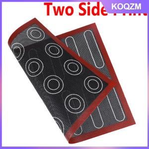 KOQZM Perforated Silicone Baking Mat Non-stick Heat Resistant 40x30 Macaron Pastry Pad