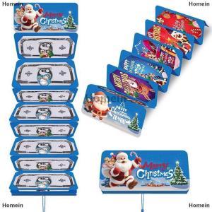 [COD] Homein Christmas Cash Gift Envelope 10 Slots Christmass Money Envelopes For Cash Clip Festive Money Gift Cards Envelopes Holders