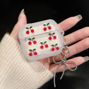 Feng พร้อมส่ง เคสหูฟัง พร้อมสายคล้องมือ เคส Airpods สำหรับรุ่น  Aripos pro pro2  Airpods3 Airpods 1/2 i11/i12/i13/TWSi9s gen1 gen2 gen3 gen4 Airpods4