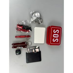 SOS Survival Kit Outdoor Survival Tools Portable First Aid Emergency Kit Camping Gear Set