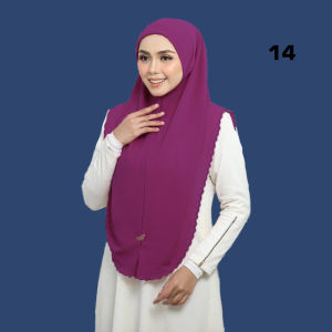 Tudung Sulam Anissa Instant Bawal Sulam | Tudung Labuh Bdg 50