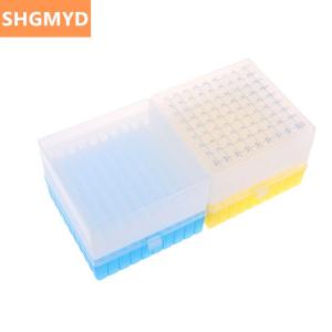 [COD] SHGMYD 100 Holes Laboratory Plastic Tube Box Rack Use For 2ml 1.5ml 1.8ml Cryopreservation Tube With Connection Cover