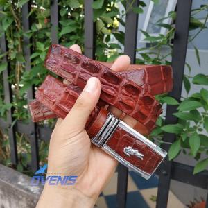 [FREE SHIP] Thắt Lưng Cá Sấu Nam Dây Liền Cao Cấp By Ovenis