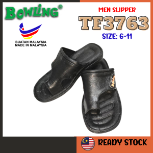 [ READY STCOK ] TF3763 Bowling | Men Rubber Slipper | Men Sandals