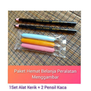 Alat Kerik Gambar Alat Gores Krayon 6 Mata Dan Penebal Gambar Joyco Paket Hemat Peralatan Menggambar