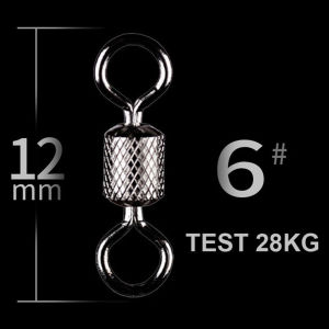 MUQZI Phụ kiện câu cá Dụng cụ câu cá Chụp an toàn cho cá chép Thép không gỉ Câu cá biển Xoay câu cá Vòng bi xoay Đầu nối móc câu Xoay lăn