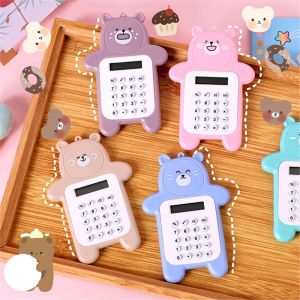 (BISA COD) PROMO Kalkulator Mini Portable Motif Bear Kalkulator Portable Mini Beruang Kalkulator Unik Kalkulator 8 Digit Mini / Kalkulator 8 Digit Mini Portable Desain Kartun Beruang Dengan Tombol Karet Untuk Pelajar