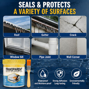 Clear Waterproof Sealant Leak Proof Invisible Adhesive Glue Multi Purpose Sealing Liquid Bathroom Kitchen Crack Filler