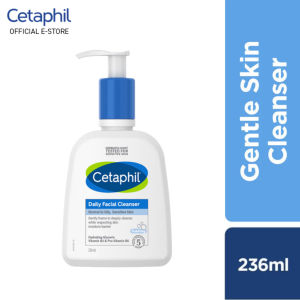 Cetaphil Daily Facial Foaming Cleanser 236mL For Normal to Oily Sensitive Skin Glycerin + Vitamin B3 + B5 Gentle Deep Cleansing