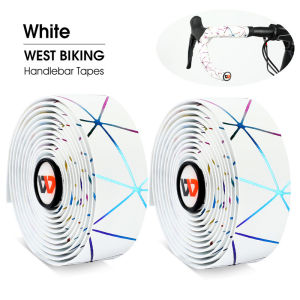WEST BIKING 1 Pair Bicycle Handlebar Tapes  Road Bike Handlebar Bar Tape Non-Slip EVA PU Bar Tape Bike Handlebar Belt Bicycle Accessories