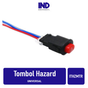 Tombol-Saklar-Switch-Swit 1 Tombol On Off Hazard Untuk Semua Jenis Motor-Universal