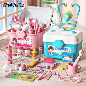 Children Doctor Nurse Pretend Play Game Set Toy Portable Medical Learning Simulation Educational Toy