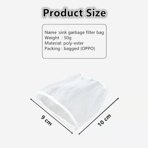 Johor Seller | Sink Drain Strainer Basket Kitchen Food Waste Leftovers Food Catcher Garbage Corner Sink Strainer