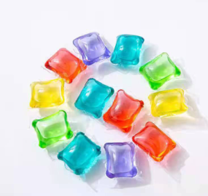 100PCS Laundry Pods Liquid Capsules Detergent Beads Balls Wash Laundry Long-lasting Fragrance Scent Beans soap(Bag packaging only)