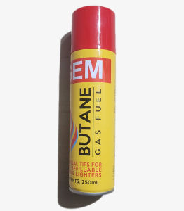 Premium Refillable Butane Gas – 250ml Fuel for Refillable Lighters