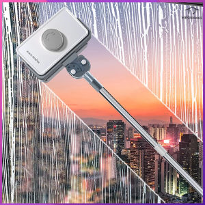 HKStorage เครื่องมือทำความสะอาดหน้าต่างกระจกแม่เหล็กที่ปัดน้ำฝนสามชั้นเครื่องมือทำความสะอาดพิเศษสำหรับ Windows Household Window Cleaner