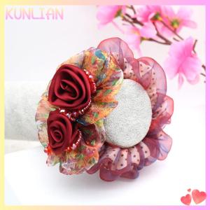[KUNLIAN] Hoa Tóc Ban Nhạc Phụ Nữ Thanh Lịch Của Ban Nhạc Cao Su Đơn Giản Lớn Scrunchies Phụ Kiện Tóc Cho Phụ Nữ