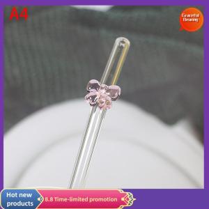 Graceful 1pc 8mm Straw Reusable Drinking Straws Cute Butterfly Heat-Resistant Straw For Festival Party Wedding Cocktail Bar Beachs