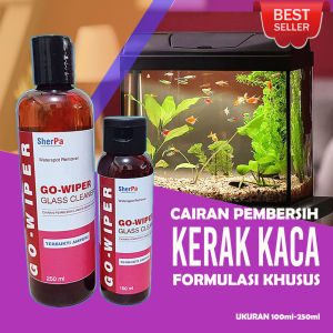 Ace Aquarium Obat Cairan Pembersih Kerak Kaca Aquarium Anti Jamur Lumut Gowiper Go Wiper
