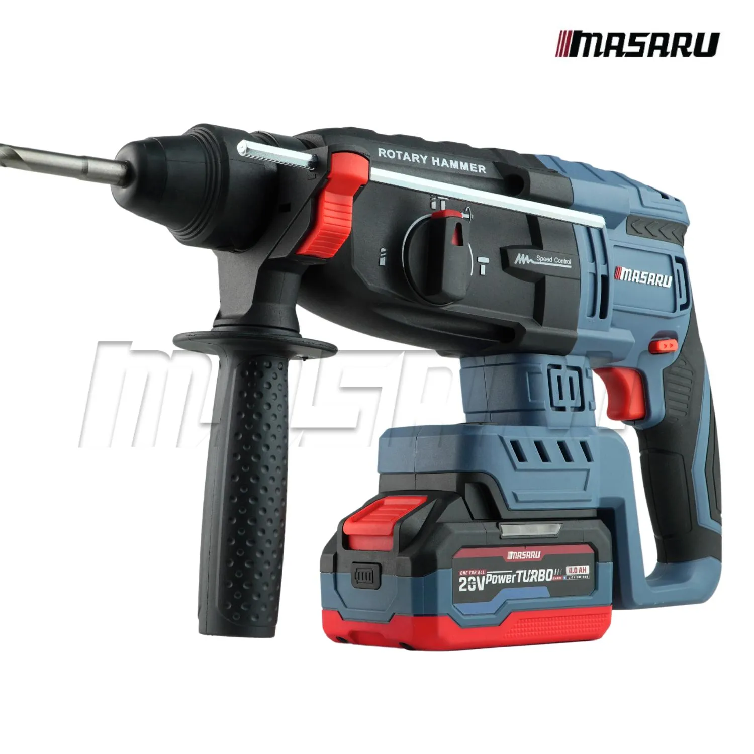 MASARU รุ่น SCDR-170 สว่านโรตารี่ไร้สาย 20V มอเตอร์ Brushless เจาะปูน สกัดคอนกรีต แถมดอกเจาะ ดอกสกัด