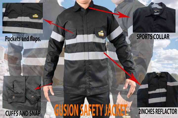 Safety jacket hot sale with reflector