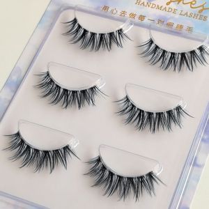 MAYIT Vẻ ngoài tự nhiên Lông mi giả Cosplay Nhật Bản Hiệu ứng 3D Mi giả Manga Nối mi Lông mi mắt mèo dành cho phụ nữ