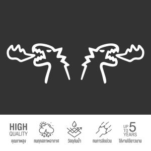 (D111) สติกเกอร์ไดคัท ก๊อตซิล่า ไดโนเสาร์ Charizard สติกเกอร์ PVC กันน้ำ ลอกออกไม่ทิ้งคราบกาว