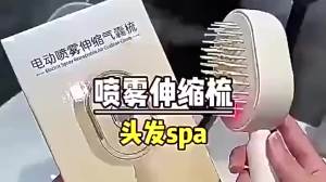 Electric Hair Care Spray Massage Comb Vibration Scalp Massager Hairbrush Head Hair Massager Sprayer Atomizing Hair Brush Oil Applicator
