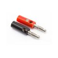 Banana Socket Jack Male Terminal 1 Pasang Connector M6 Hitam Merah. 