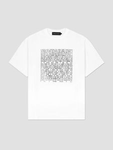 RENIM PROJECT The Nomadic Soul Metric Logo เสื้อยืดแขนสั้นคอกลม สีขาว  ผ้า Cotton 100% Casual Style สำหรับผู้ชาย