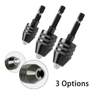 KEPALA BOR DRILL CHUCK 4 PILIHAN PENJEPIT MATA BOR CHUCK MATA BOR MINI GERINDER KEPALA HEX ADAPTER