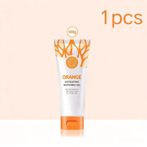 『BUY 1 TAKE 2』Orange Exfoliating Whitening Gel for Face Whitening 100g Facial Body Scrub Deep Clean Blackhead Removal