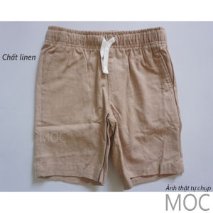 (17-45kg) Quần đùi bé trai size đại teen lưng thun dây rút trơn màu (Quần short bé trai)