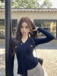 Áo Len Cardigan Dệt Kim Phong Cách Hàn Quốc Dành Cho Nữ Áo Dài Tay Mỏng Màu Trơn Mới [A66]