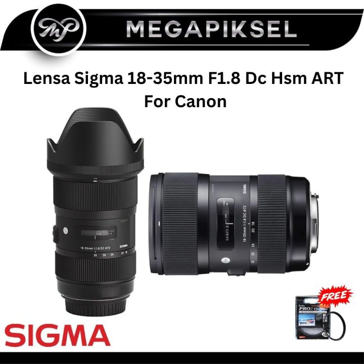 SIGMA 18-35mm F1.8 DC HSM | Art CANON SIGMA 18-35mm F1.8 DC